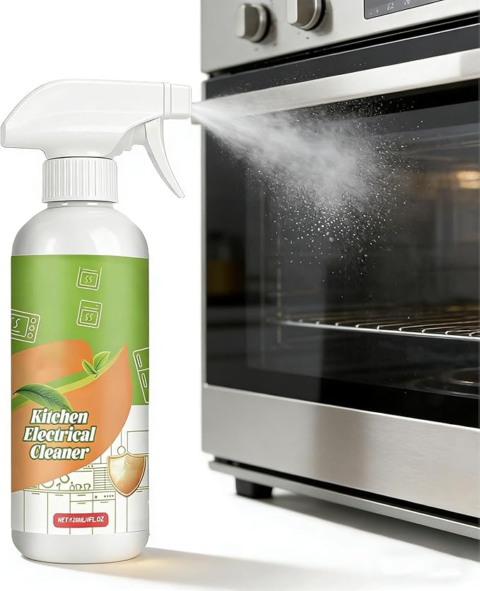 2PCS Electrolyzed Ion Kitchen Cleaner Spray - Multi-Purpose Household Cleaner for Oven, Stove, Range Hood & Appliances, Degreaser for Kitchen Surfaces (120ML)