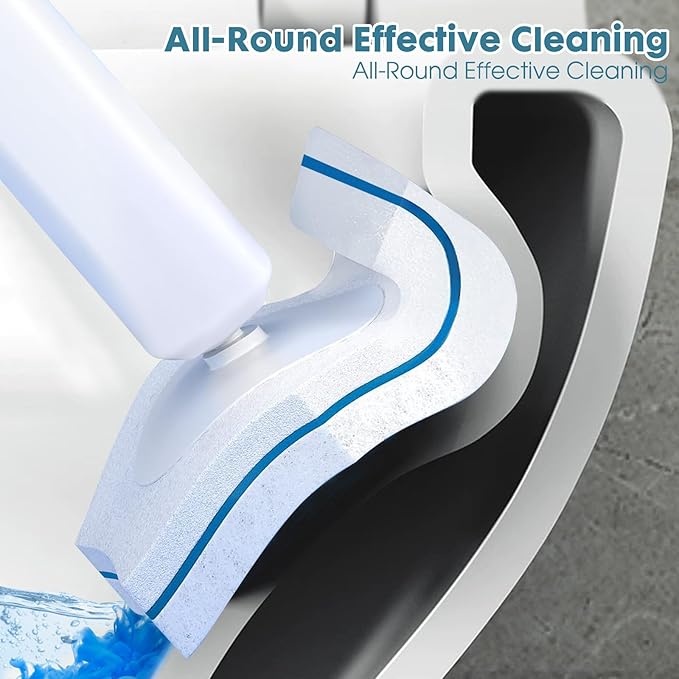 Compatible with Clorox Toilet Wand – Disposable Toilet Brush Head Refills (40 Count)