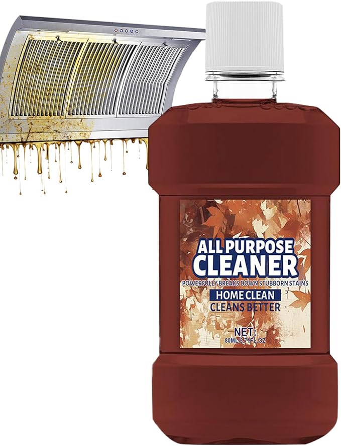 Floor Cleaner - Multi Stain Removal Liquid, Concentrated 80ml Cleaning Solution with Deep Formula, Fast Acting Dirt Lift Feature, Ideal for Home Bathroom Kitchen Tile Grout Glass C