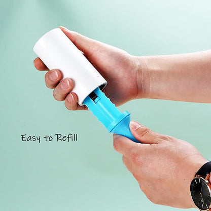 Lint Roller Refills 4 inch Bulk 10 Rolls Total 600 Sheets Extra Sticky Lint Remover Replacement Refills Compatible with Evercare PetLovers Muji IKEA and Others (Inside Dia. 1-1/2 inch)