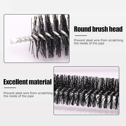 Pilipane Dryer Vent Cleaner Kit, Clothes Dryer Lint Brush, Dryer Lint Brush Vent Trap Cleaner Longer Flexible Refrigerator Coil Brush