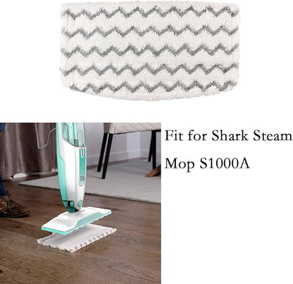 5 Packs Steam Mop Pads Replacement Hard Floor Cleaner for Vacuum Cleaner S1000A S1000C S1000WM S1001C