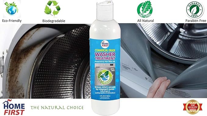 Washing Machine Heavy Duty Cleaner Deodorizer - Eco-Friendly of Control Mold And Mildew From Behind the Drum or Door of Your Front or Top Load Washer Machine Including HE