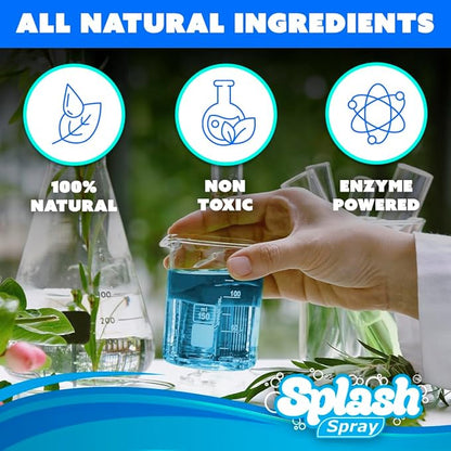 Splash Spray Multi-Purpose Cleaning Tablets - 5x Cleaning Tablets and Bottle Spray - Mix with Warm Water