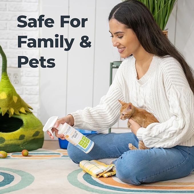 Oxyfresh Pet Stain & Odor Remover, Strong Carpet Stain Remover & Cleaner Spray – Advanced Pet Urine Odor Eliminator for Entire Home - Fast Acting Dog & Cat Urine Neutralizer