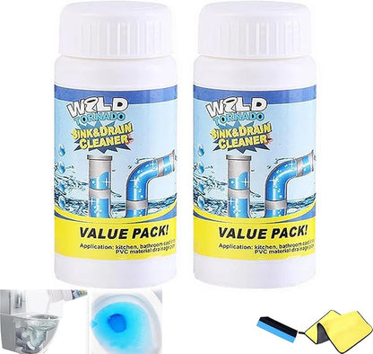 High Speed Drain Cleaner Foaming Powder, Pipeline Dredging Agent, Sink and Drains Cleaners, Sink & Drain Cleaner, Wild Sink and Drains Cleaners