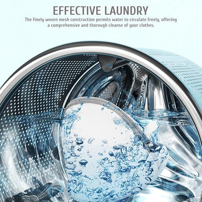 Zippered Mesh Laundry Bag for Delicates Lingerie Underwear Washer Protector 6.69X5.90X5.90 Inches Reusable Laundry Net Bag 2-Pack