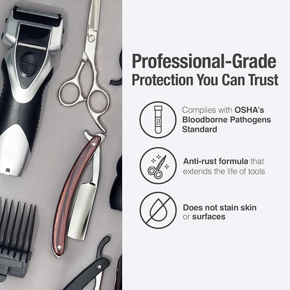 BARBICIDE Half Gallon Disinfectant Concentrate – 2 Pack | EPA-Registered, Hospital-Grade Germicide for Salons & Barbershops | Anti-Rust Solution for Shears, Combs & Professional Tools