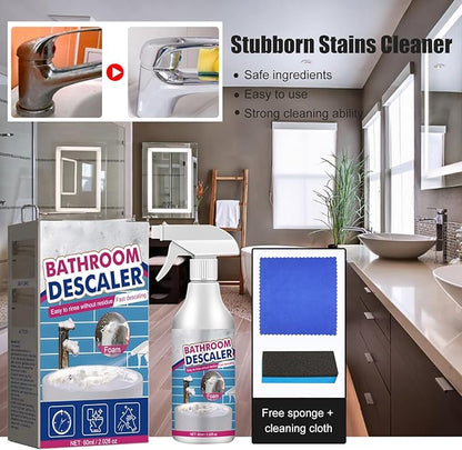 Bathroom Descaler Cleaner, Stubborn Stains Cleaner, Multipurpose Bathroom Foam Cleaner, Bathroom Descaler Cleaner Spray, Limescale Cleaner, All-Purpose Bathroom Descaler Foam Spray (2)