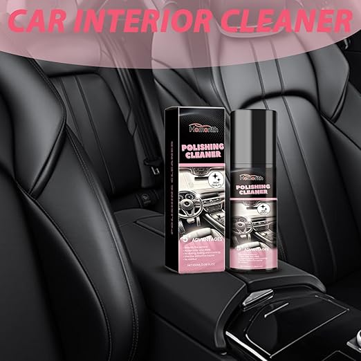 2PCS Polishing Cleaner, Car Interior Cleaner Spray, Total Vehicle Interior Detailer Spray Rejuvenation, 100ml Multi-Purpose Cleaner