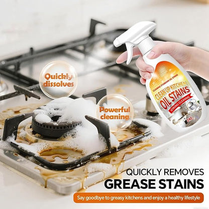 Heavy Duty Degreaser, Fruity Fresh Scent, 240mL, Kitchen Degreaser Spray, Oil Remover Spray, Powerful Oil Remover, For Grill, Stove Top, Sink, Oven, Countertops