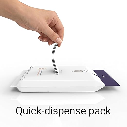 happimess 5.3 Gallon (20L) Drawstring Trash Bags, Lavender Scent, White, Heavy Duty MDPE Liners for Kitchen and Household, Odor Control, Custom Fit 60 Count (3-Packs of 20 Liners) HPM3101B-WHITE