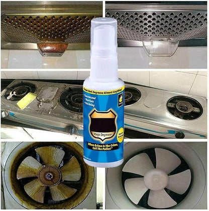 Magic Degreaser Cleaner Spray,All Purpose Cleaner,Home Kitchen Cleaning Dirt & Oil,Fast & Effective Clean All Home Kitchen Surface in Seconds,No Hard Work (30ml)