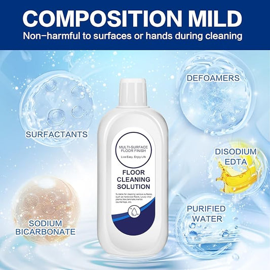 Multi-Surface Floor Cleaning Solution Compatible with Tineco, Cleaner Refill for All Mopping Robot Vacuums and Cordless Wet/Dry Mops (2 Bottle Pack, Original)