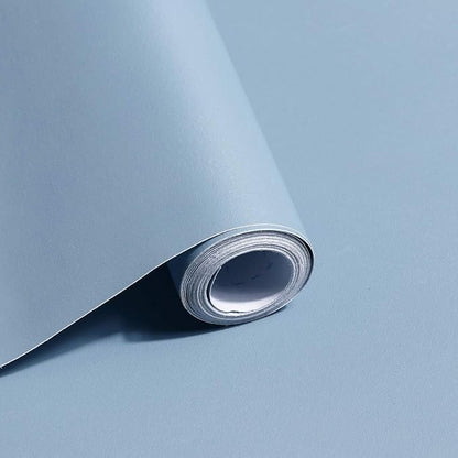 Safiyya Blue Contact Paper Grey Blue Peel and Stick Wallpaper Removable Decorative Peel and Stick Wallpaper Self Adhesive Contact Paper Vinyl Rolls for Wall 78.7"x17.7"
