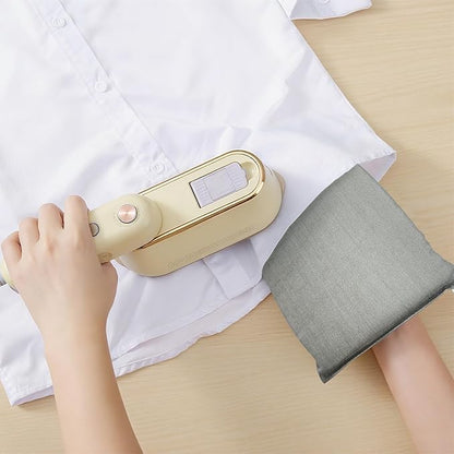 Quacc Heat Resistant Steaming Glove, Garment Steamer Ironing Hand Pad Anti Steam Glove Travel Garment Hand Held Steamer Tiny Ironing Board Mitt for Clothes