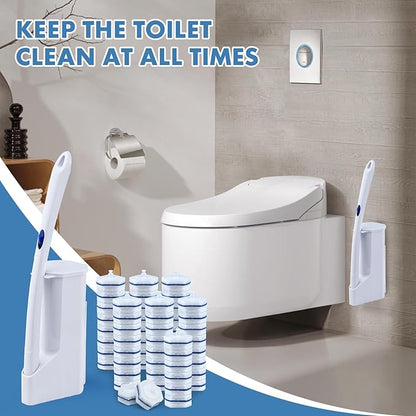 Compatible with Clorox Toilet Wand – Disposable Toilet Brush Head Refills (40 Count)