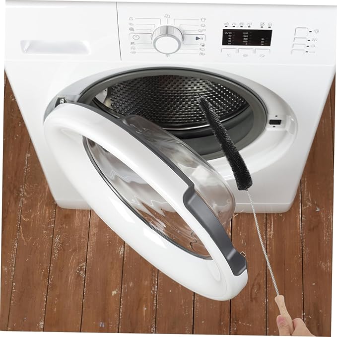 Veemoon Universal Washer Cleaning Brush Long Handle Washer Tubing Cleaner Dryer Lint Brush and Refrigerator Coil Cleaning Tool for Easy Appliance Maintenance
