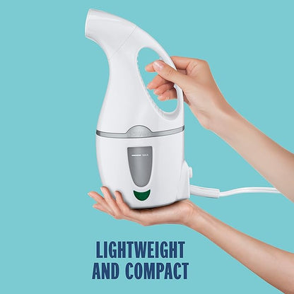 Conair Handheld Travel Garment Steamer for Clothes, CompleteSteam 1100W, For Home, Office and Travel, White