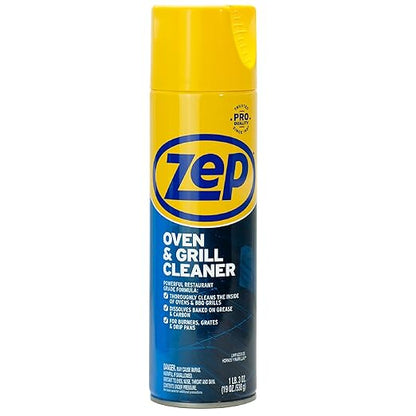Zep Heavy-Duty Oven and Grill Cleaner - 19 oz (Case of 2) ZUOVGR19 - Dissolves Grease on Contact, on Burners, Grates and Drip Pans