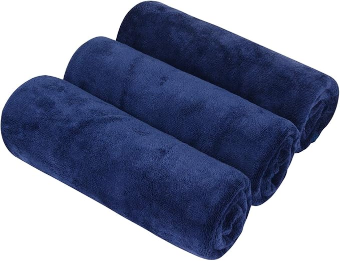 SINLAND Microfiber Gym Towels Super Absorbent Compact Travel Workout Towel Quick Dry Camping Sweat Towel for Sports Beach Swimming Backpacking Hiking and Yoga Men Women 16 Inch X 32 Inch