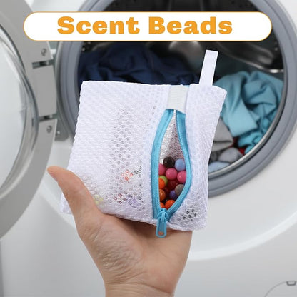 5PCS Laundry Pod Anti-Sticking Bags, Reusable Storage Protective Bags Small Laundry Bag for Detergent Pods & Scent Beads Durable Dissolution Protection