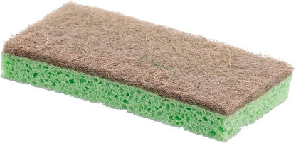 Superio Non-Scratch Cellulose Sponge Scrub Heavy Duty Kitchen Sponges Scrubbers with Scouring Pad (1)