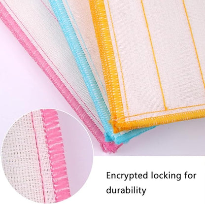 10 Pcs Simply Natural Wood Fiber Cleaning Cloths, 11.8 * 11.8inch Simply Natural Wood Fiber Cloths, Reusable Odor Free Dish Cloths & Dish Towels
