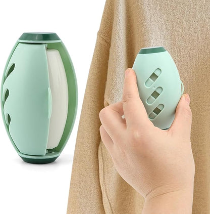2 Pcs Reusable Lint Roller for Pet Hair, Portable Mini Lint Roller for Clothes, Washable Gel Lints Remover Tool Extra Sticky Cleaner for Clothes Sofas Hair Debris Dust (Green)