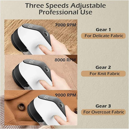 Fit for Rechargeable Fabric Shaver - Electric Lint Remover with Display, 3 Speed for Clothes, Bobble Remover & Debobbler(E-1)