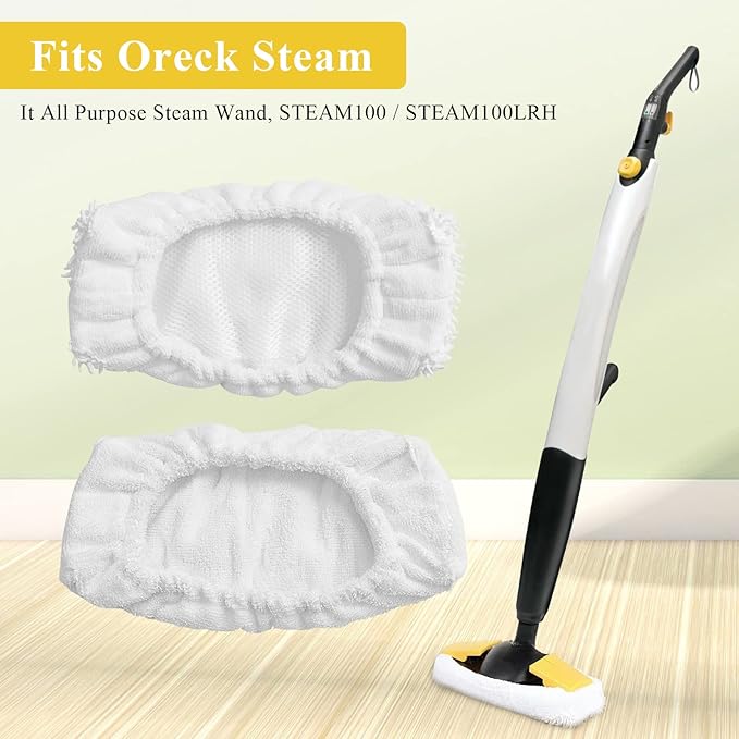 Ximoon Reusable Mop Pads Replacement Washable Mop Head for Oreck Steamer Mop - 6 Pack