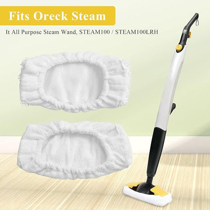 Ximoon Reusable Mop Pads Replacement Washable Mop Head for Oreck Steamer Mop - 6 Pack
