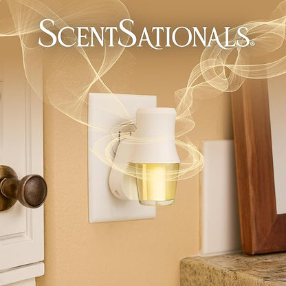ScentSationals Spiced Vanilla Swirl Fragrance Oil Plug In Air Freshener Refills 3-Pack - Works with Scentsationals Wall Plugs, Long-Lasting Home Fragrance, 0.8 fl oz Each, Packaging May Vary