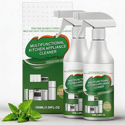 Multi-Purpose Enzyme Foam Cleaner, Versatile – Kitchen & Home, Powerful Multipurpose Kitchen Appliance Cleaner Spray, Kitchens Cleaners Spray, Powerful Cleaning, Effortless Shine (2PCS)