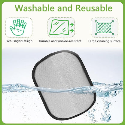 Pet Hair Remover Gloves for Dogs and Cats（3 Pcs， Pet Hair Removal Glove for Furniture, Car Interiors, Bedding & Clothing
