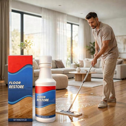 Floor Revitalizer Easy For Wood Floors Hardwood Floor Restorer Floor RevitalizerEez Cleaner High Solid Polish for Shine Renewal Scratch Repair Protective Finish Quick Dry (3pcs)