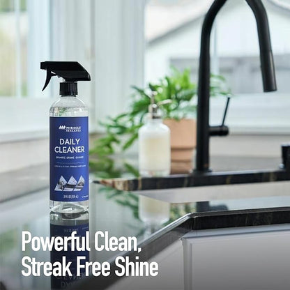 Miracle Sealants Daily Cleaner for Granite, Quartz, Marble, Quartzite, Countertops pH Neutral, 24 oz
