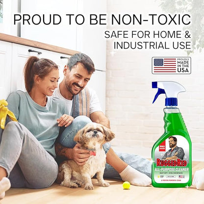 Industrial-Strength All-Purpose Cleaning Spray, Heavy-Duty Cleaner ideal for Kitchen & Home, Multi-Surface Deep Cleaner, Made in the USA, Citrus Scent, 32oz (1 Bottle)