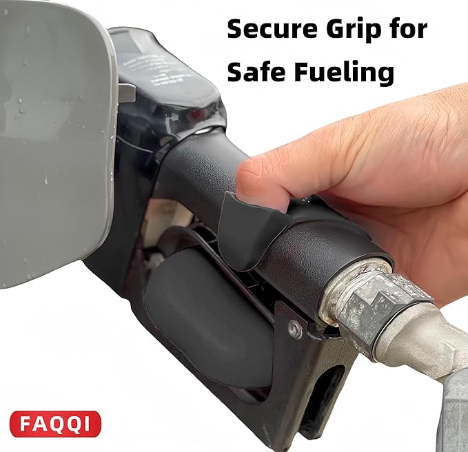 Black Reusable Silicone Fuel Glove-Silicone Glove for Pumping Gas-Protect Hands from Filthy Gas Pump Handles and Keypads, Durable and Universal