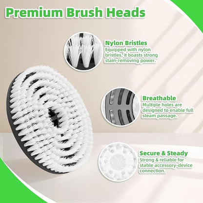 4 PACK Upgraded Steam Mop Replacement Pads for Shark Steam and Scrub Mop S8201 S8001 S8002 S7201 S7001 Series, Short Bristle Cleaning Brushes and Soft Scrub Pads for Deep Clean Home Hard Floors