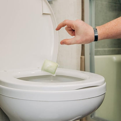 Camco TST RV Toilet Treatment Drop-INs - Control Unwanted Odors and Break Down Waste and Tissue - Septic Tank Safe - Fresh Scent (40264) 15 Count (Pack of 4)