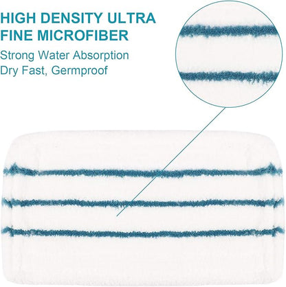 8 PCS Replacement Pads Accessories Compatible for Black+Decker Steam Mop SM1600, SM1610, SM1620, HSM13E1, HSMC1300FX, HSMC1321, HSMC1321APB, HSMC1361SGP, BDH1855SM, BDH1760SM, SMP20 Mop Pads