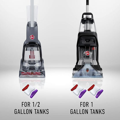 Hoover Paws & Claws Clean Packs, Sea Breeze Scent, Pre-Measured Concentrated Pack Solution, Tackles Tough Pet Messes & Stains, Pair Full Size Carpet Cleaning Machines