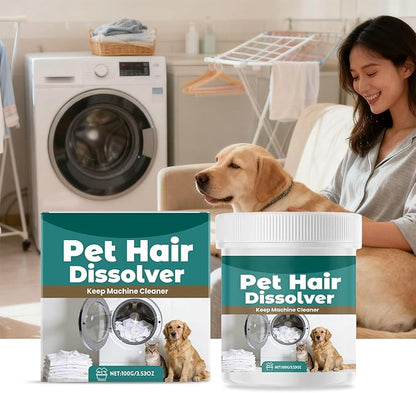 Pet Hair Dissolver Safe – compact sturdy Gentle Deep Cleaning Multipurpose, premium, Dissolving Agent Dog &, Cat Remover, Clothes Odor | Clothes Odor Stain Laundry Washer sleek
