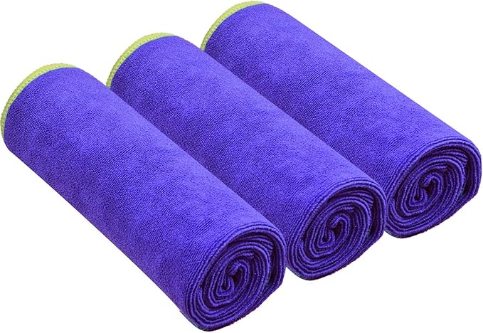 SINLAND Microfiber Gym Towels Super Absorbent Compact Travel Workout Towel Quick Dry Camping Sweat Towel for Sports Beach Swimming Backpacking Hiking and Yoga Men Women 16 Inch X 32 Inch