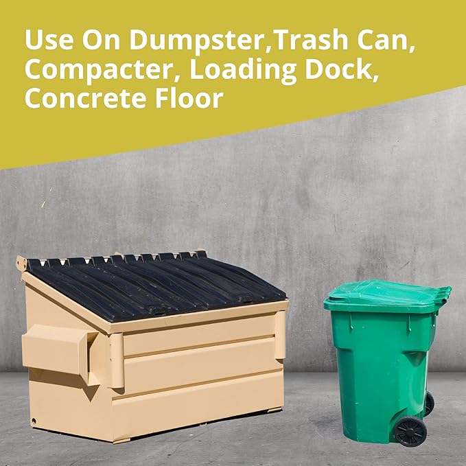 Diversey 94266359 SUMA Dumpster Fresh Cleaner & Deodorizer, for Heavy Use Trash Cans, Dumpsters, Loading Docks & Concrete Floors, Ready-to-Spray RTS Liquid Concentrate, 32-Ounce (Pack of 4)
