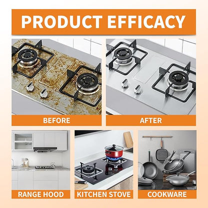 All Purpose Cleaner, Remove Stains Cleaning Spray, Kitchen Cleaner Spray, Multi Purpose Cleaner Spray Removes Grease, Grime, And Stains On Bathrooms, Floors, and More(2pcs)
