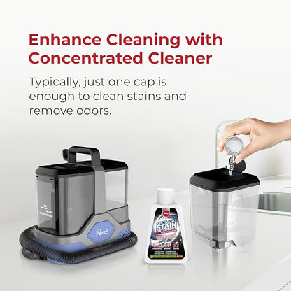 Rosewill Multi-Purpose Portable Carpet and Upholstery Cleaner with 74.4 oz Large Water Tank, Self Cleaning, Powerful Suction 17 KPa Spot Cleaner, 600W Motor, 4 Tools for Pets, Car, Couch and Stairs