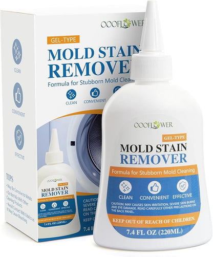 Stain Remover Gel Cleaner, Heavy Duty Household Cleaner for Front Loader Washing Machine Seal, Bathroom Tile, Grout, Shower & Caulk - 7.76 Fl Oz