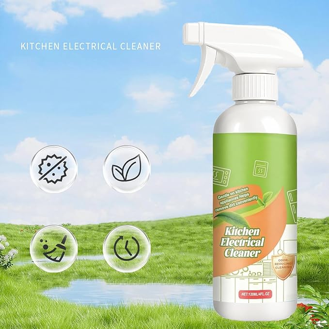 2Pcs Electrolyzed Ion Kitchen Cleaner Spray, Multi-purpose Household and Kitchen Cleaning Spray, For Hold, Oven, Stove, Range Hood, Easy Cleaning Household Items